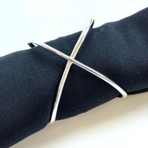 Sculpted Silver Bracelet